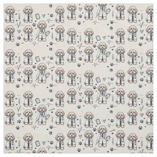 Tissu Dr Cavoodle (Échantillon)