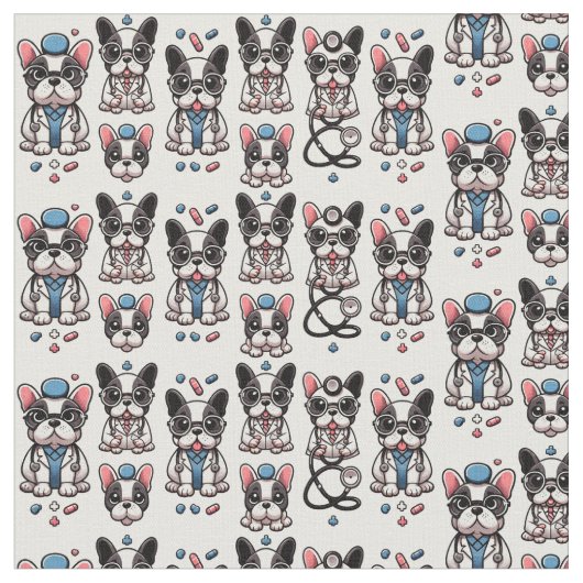 Tissu Dr Frenchie (Fermer)