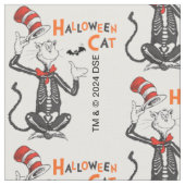 Tissu Dr. Seuss | Chat Chapeauté Halloween (Fermer)