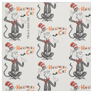 Tissu Dr. Seuss Chat Chapeauté Halloween