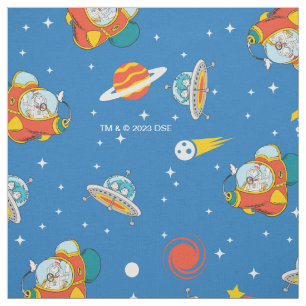 Tissu Dr Seuss Chat dans le Motif spatial Casquette