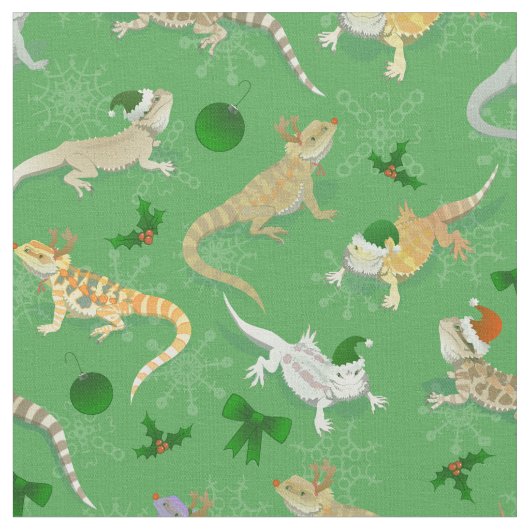 Tissu Dragon à tête verte (Fermer)