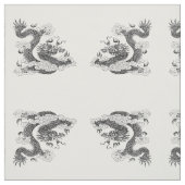Tissu Dragon asiatique (Échantillon)