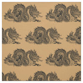 Tissu Dragon asiatique (Échantillon)