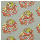 Tissu Dragon chinois (Échantillon)