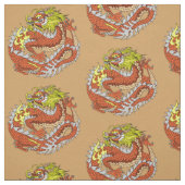Tissu Dragon chinois (Échantillon)