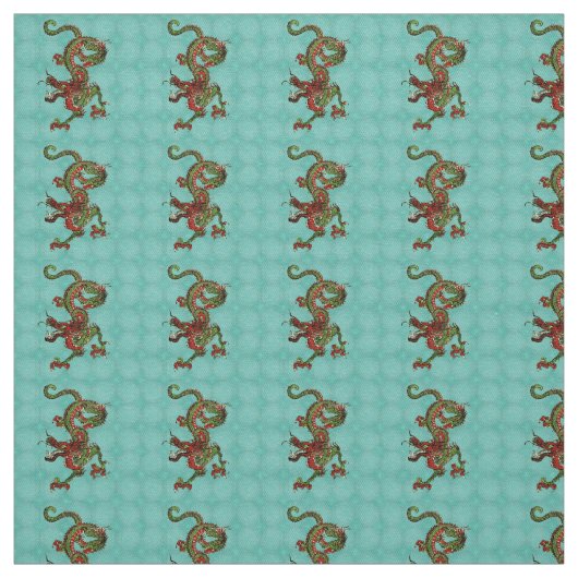 Tissu Dragon chinois (Échantillon)