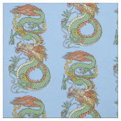 Tissu Dragon chinois traditionnel (Échantillon)
