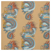 Tissu Dragon chinois traditionnel (Échantillon)