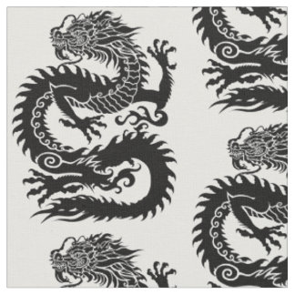 Tissu Dragon chinois traditionnel