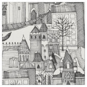 Tissu Dragon Kingdom blanc d'hiver (Fermer)