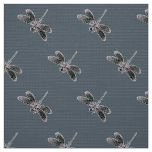 Tissu Dragon noir