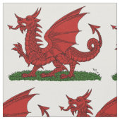 Tissu Dragon rouge du Pays de Galles (Fermer)
