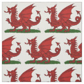 Tissu Dragon rouge du Pays de Galles (Échantillon)