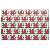 Tissu Dragon rouge du Pays de Galles (Fat Quarter)