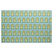 Tissu Dragon vert mignon (Fat Quarter)
