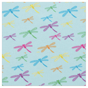 Tissu Dragonflies Colorée Dragonfly Rainbow