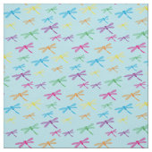 Tissu Dragonflies Colorée Dragonfly Rainbow (Échantillon)