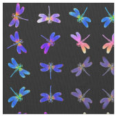 Tissu Dragonflies colorées II (fermé)