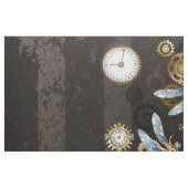 Tissu Dragonflies de Steampunk sur arrière - plan rayé b (Fat Quarter)