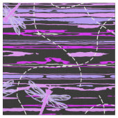 Tissu Dragonflies - Violette (Fermer)