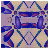 Tissu Dragonfly d'art informatique (violet) (Fermer)