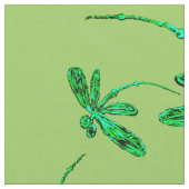 Tissu Dragonfly Flit Neon Green (Fermer)