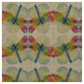 Tissu Dragonfly multicolore (Échantillon)