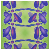 Tissu Dragonfly (vert citron) (Échantillon)