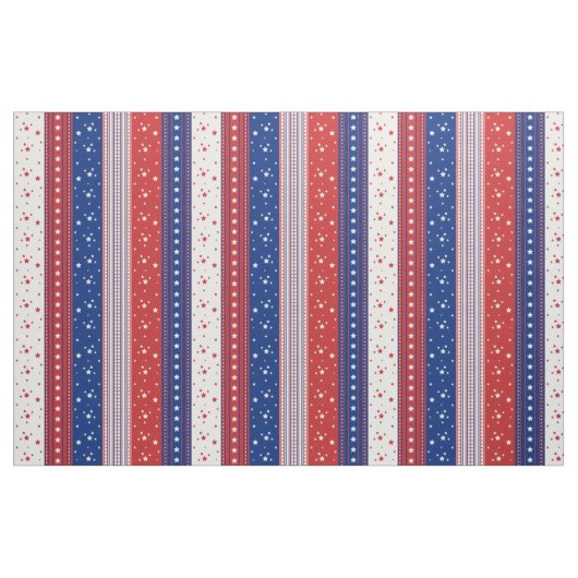 Tissu Drapeau Abstrait américain 2 (Fat Quarter)