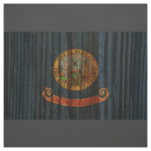 Tissu Drapeau affligé de l'Idaho (Échantillon)