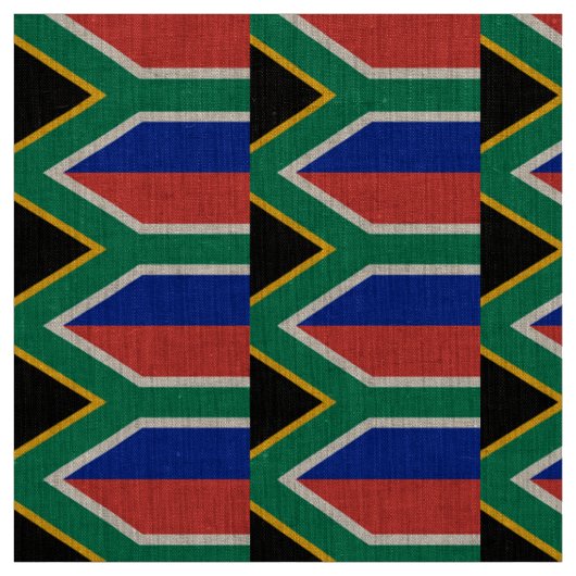 Tissu Drapeau Afrique du Sud (Échantillon)