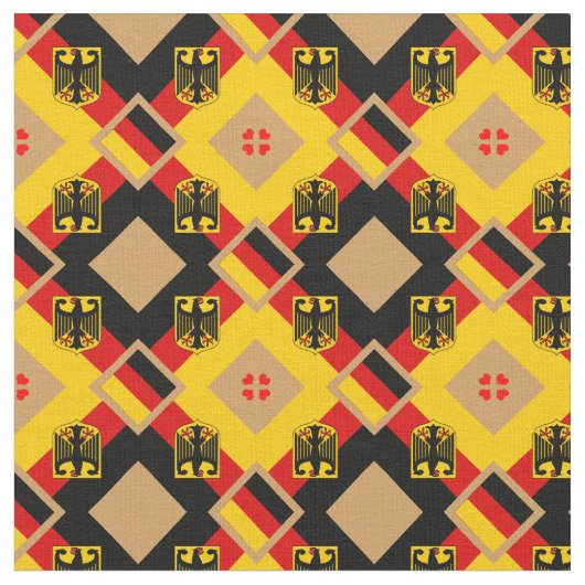 Tissu Drapeau allemand et mode textile branché allemand (Fermer)