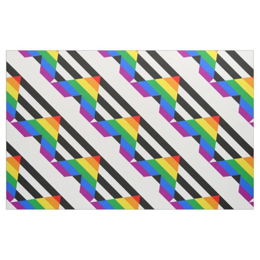 Tissu Drapeau Ally Pride droite (Yard)
