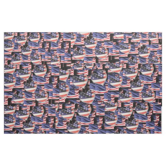 Tissu Drapeau américain (Fat Quarter)