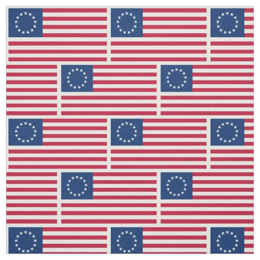 Tissu Drapeau américain Betsy Ross (Échantillon)