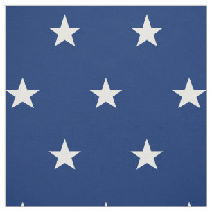 Tissu Drapeau américain Bleu Blancs Art moderne de la n