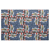 Tissu Drapeau américain chauve d'Eagle (Fat Quarter)