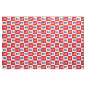 Tissu Drapeau américain, Cuba Drapeau blanc et rouge BG (Yard)