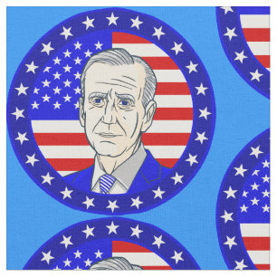 Tissu drapeau américain du président joe biden