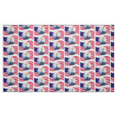 Tissu Drapeau Américain Et Aigle (Fat Quarter)