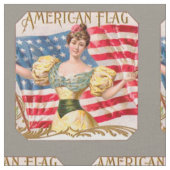 Tissu Drapeau américain Lady Liberty Independence (Fermer)