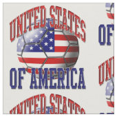 Tissu Drapeau américain Motif de balle de football améri (Fermer)