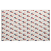 Tissu Drapeau américain vintage avec des feux d'artifice (Fat Quarter)