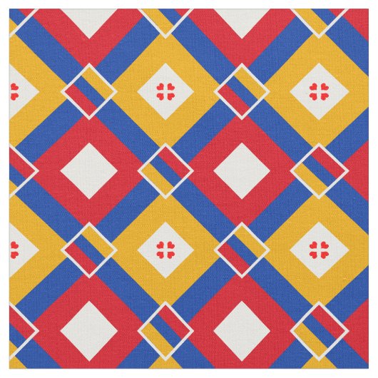Tissu Drapeau arménien et mode textile branché (Fermer)