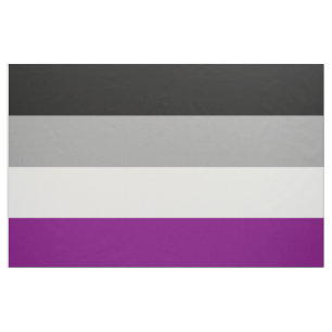 Tissu Drapeau asexuel de fierté