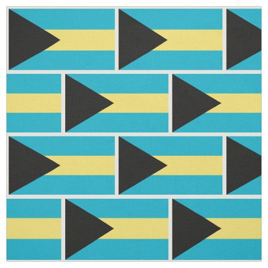 Tissu Drapeau bahaméen (Échantillon)