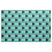 Tissu Drapeau bahaméen (Fat Quarter)