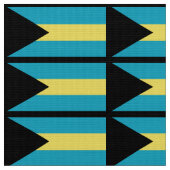 Tissu Drapeau bahaméen classique (Fermer)