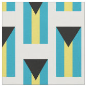 Tissu Drapeau bahamien classique (Fermer)